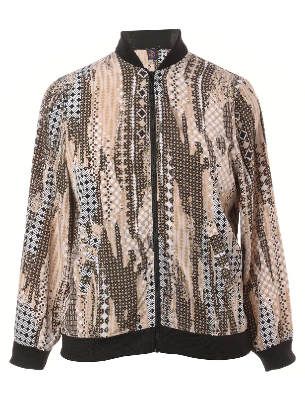 Label Josie Blouse Bomber With Rib