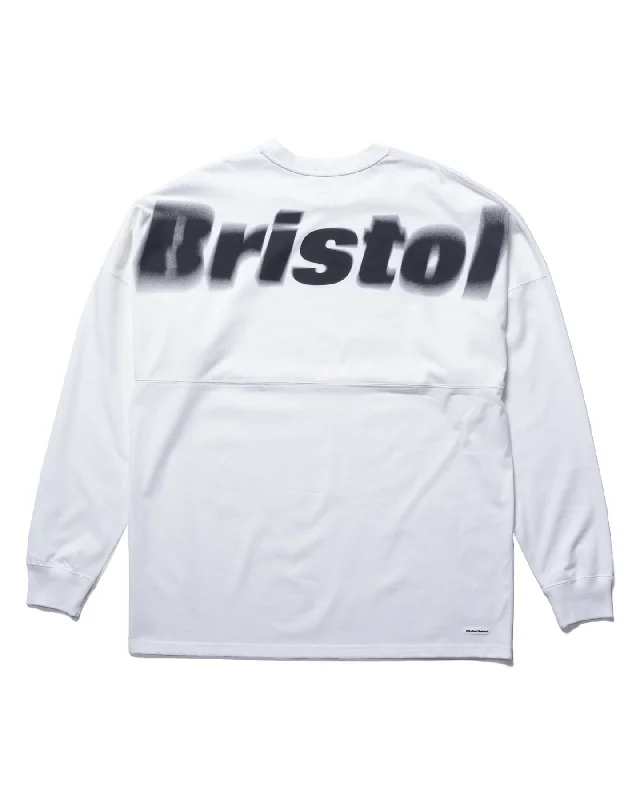 BLURRED BIG LOGO L/S TEAM BAGGY TEE