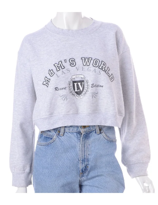 Label Louise Cropped Sports Sweatshirt