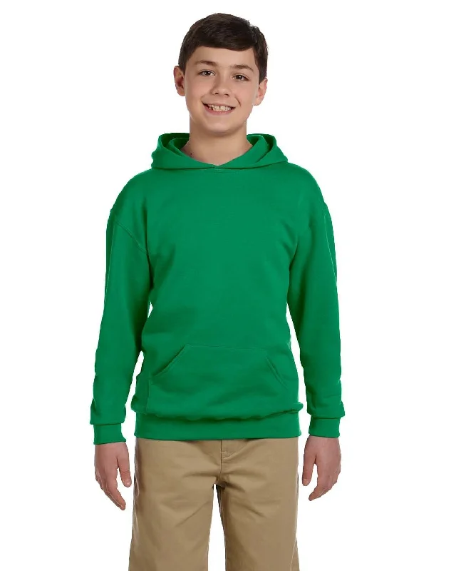 Jerzees Youth 50/50 Fleece Hooded Sweatshirt | Kelly