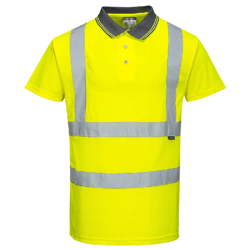 Portwest Hi-Vis Short Sleeve Polo