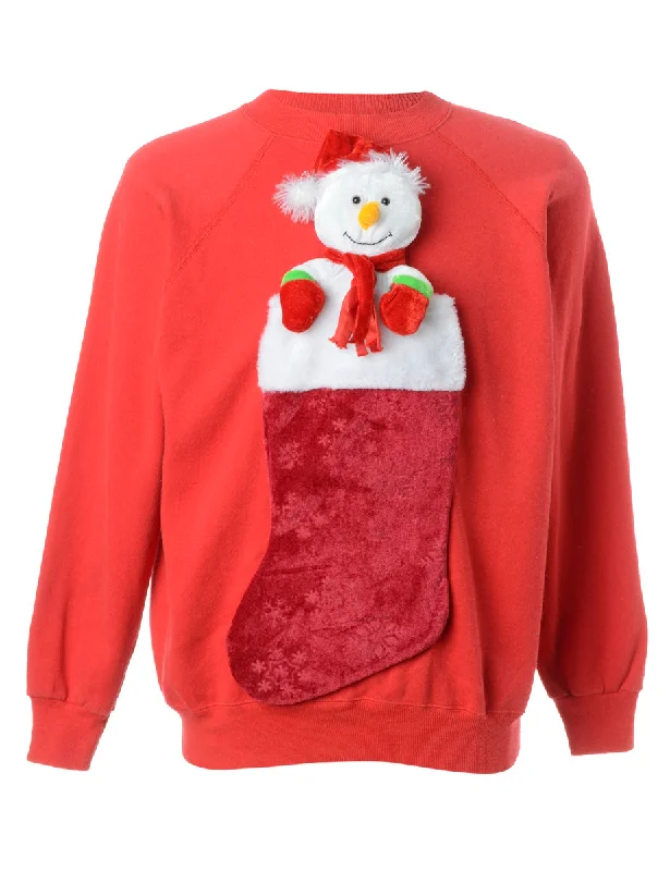 Label Novelty Christmas Sweatshirt