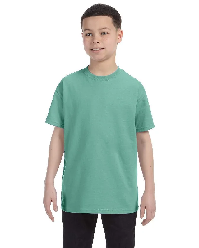 Hanes Youth Authentic-T T-Shirt | Clean Mint