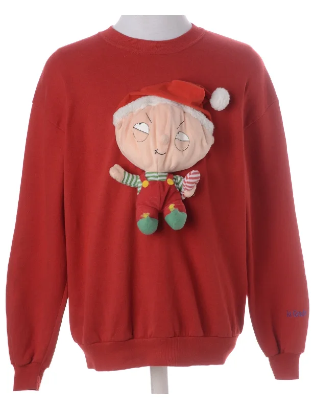 Label Novelty Christmas Sweatshirt