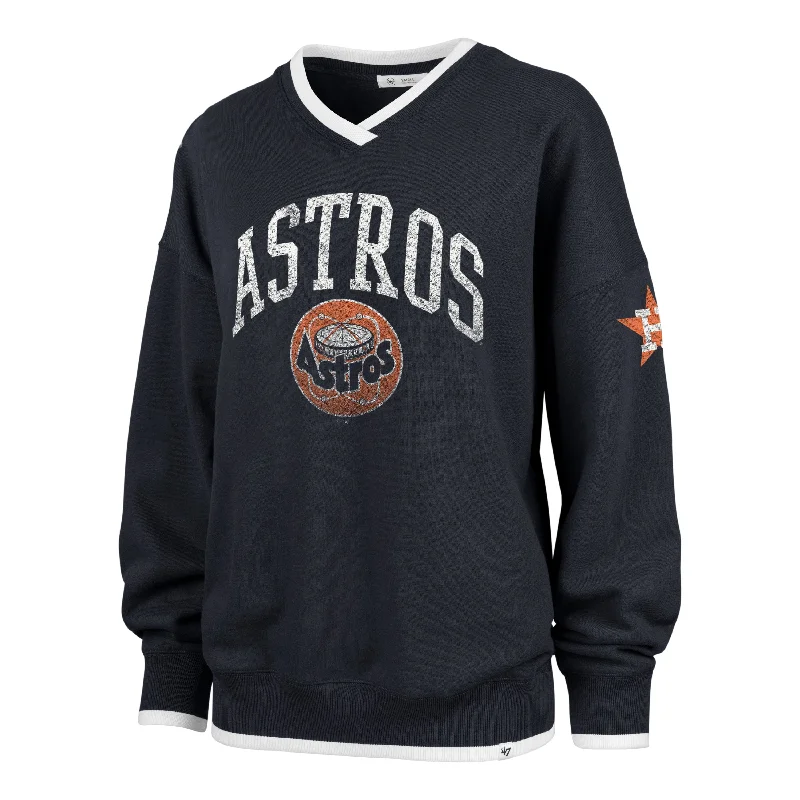 HOUSTON ASTROS COOPERSTOWN WAX PACK DAZE EIGHTIES '47 PULLOVER WOMENS