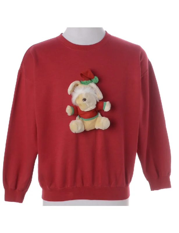 Label Novelty Christmas Sweatshirt