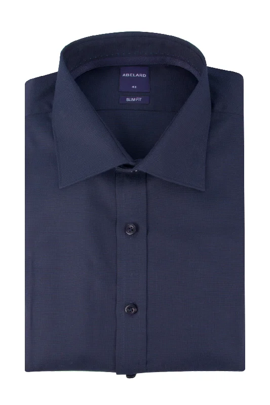 Abelard Two-Tone Oxford Slim Shirt Ink