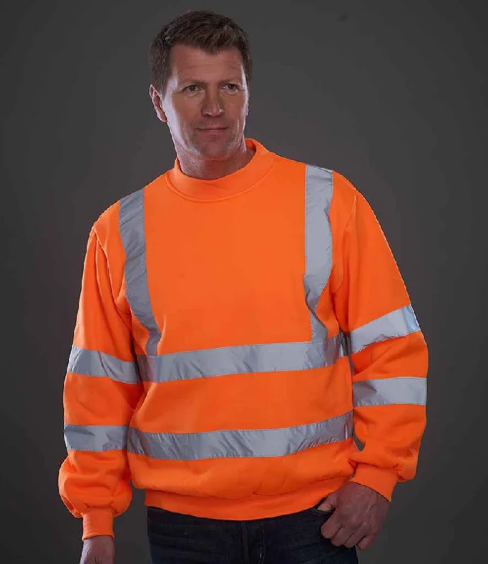 Yoko Hi-Vis Sweatshirt | Orange