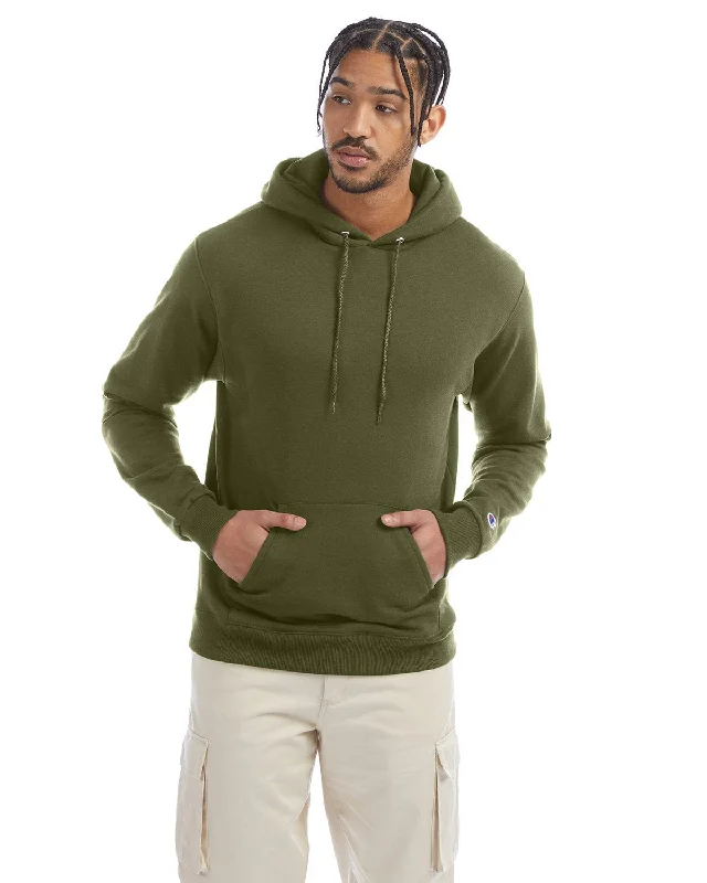 Champion EcoSmart Hooded Sweatshirt | Fresh Olive