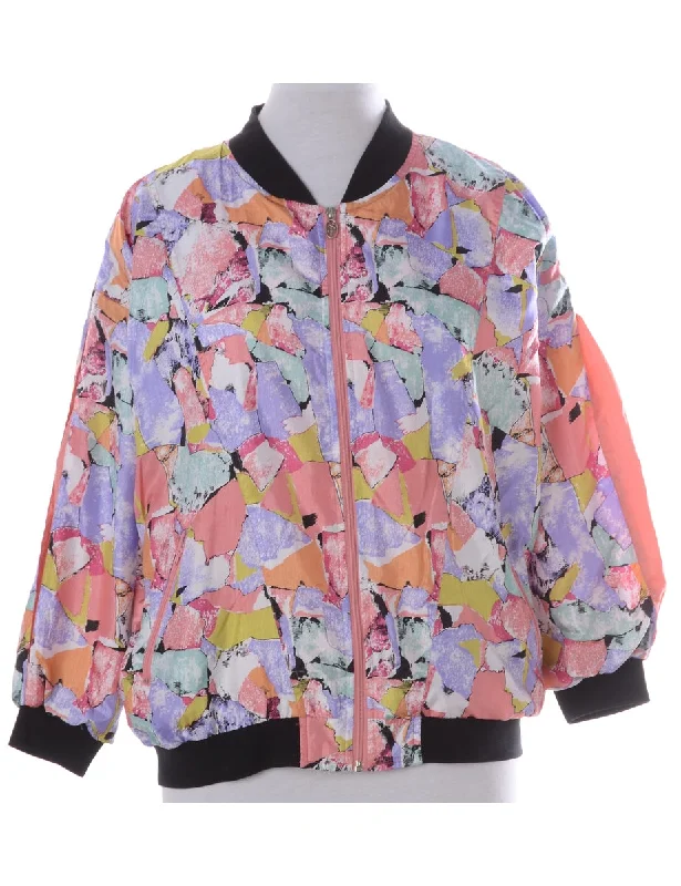 Label Kay Bomber Patterned Jacket