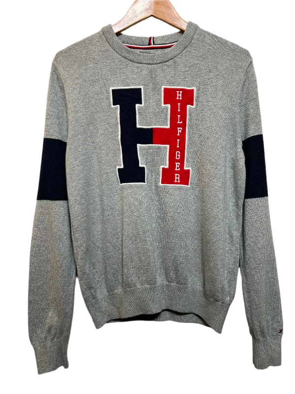 Tommy Hilfiger Mens Grey Sweater (Size S)