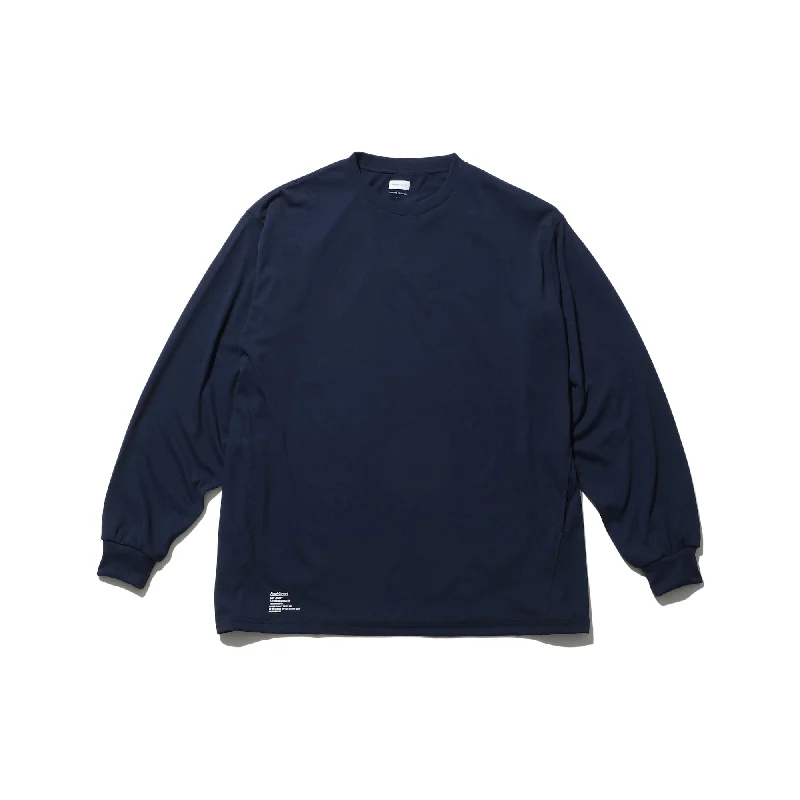 DRY JERSEY L/S CREW NECK TEE