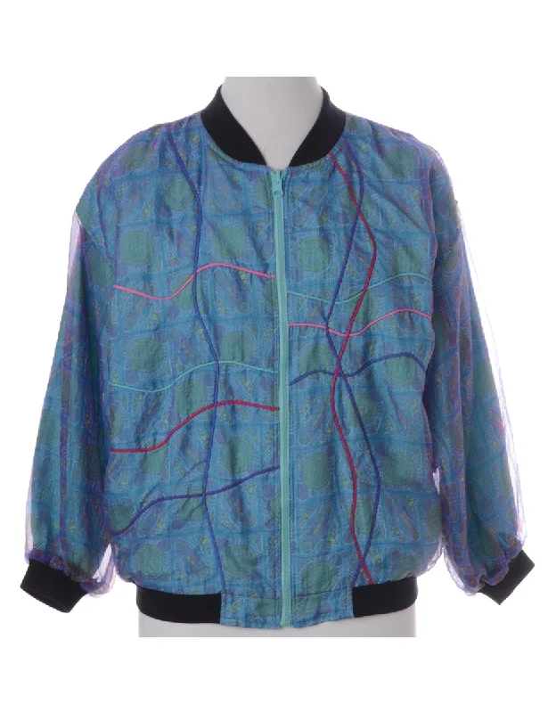 Label Kay Bomber Patterned Jacket