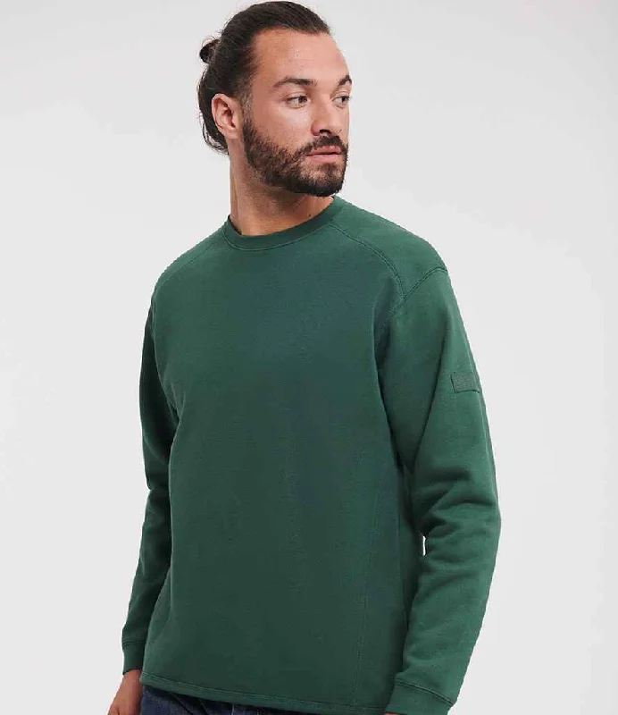 Russell Heavyweight Sweatshirt | Bottle Green