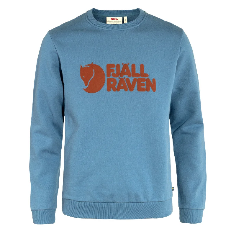 Fjallraven Logo Sweater Dawn Blue