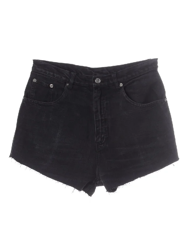 Label Molly Frayed Denim Shorts