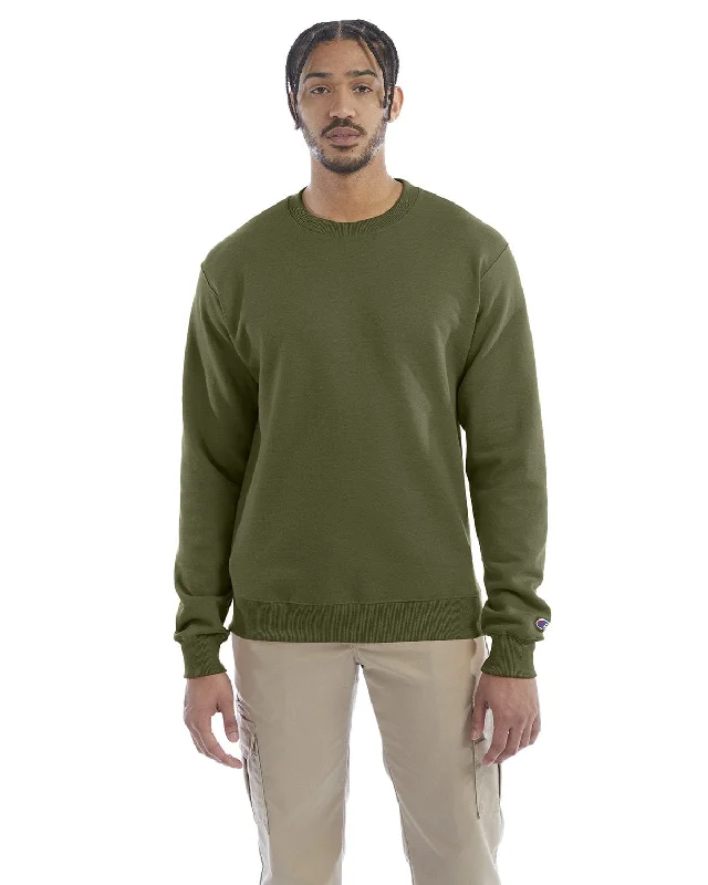 Champion EcoSmart Crewneck Sweatshirt | Fresh Olive