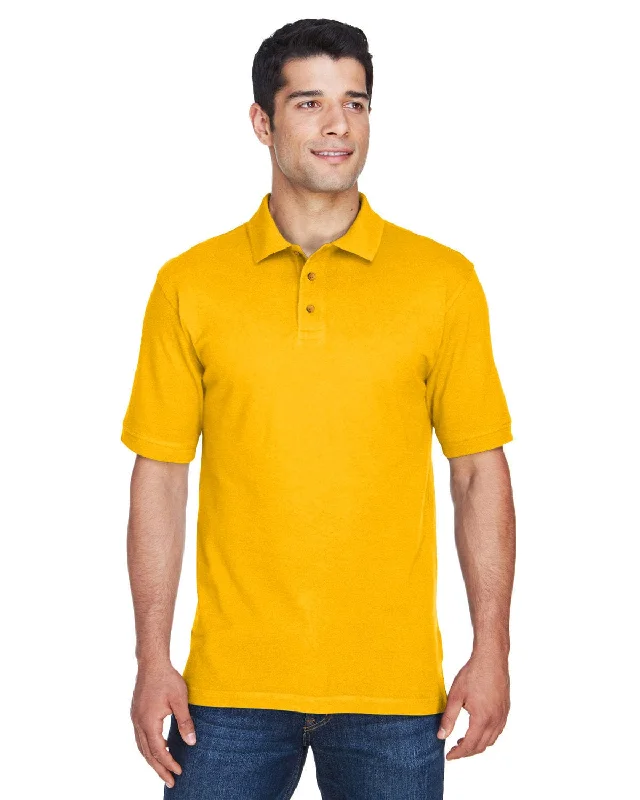 Harriton Cotton Pique Polo Shirt | Sunray Yellow