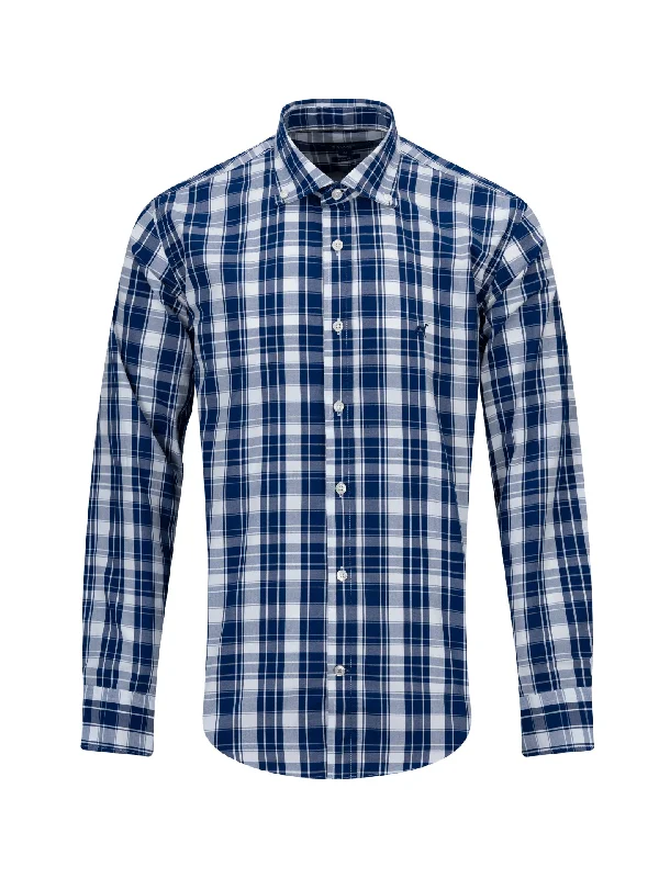 Slim fit checked shirt