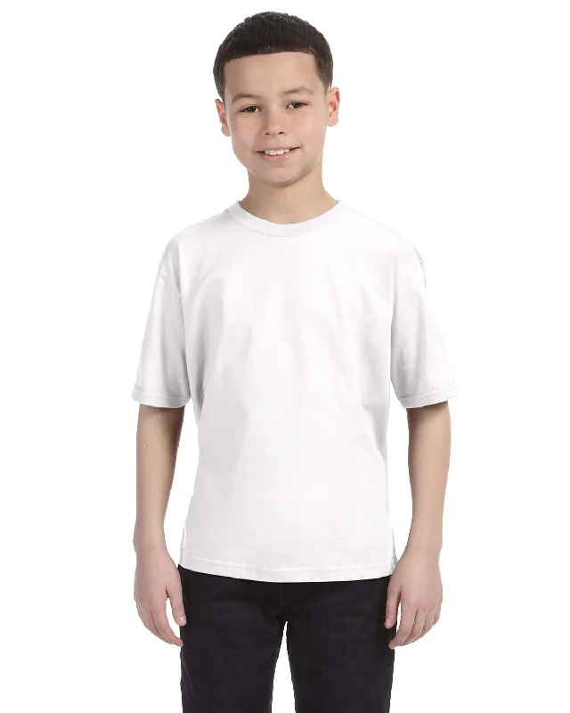 Anvil Youth Fashion Fit T-Shirt | White