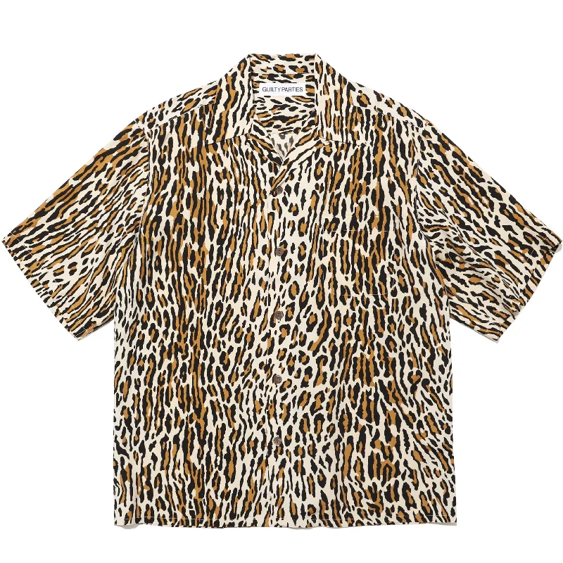 LEOPARD HAWAIIAN SHIRT S/S