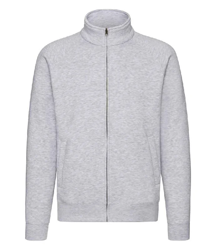 Fruit of the Loom Premium Sweat Jacket | Heather Grey