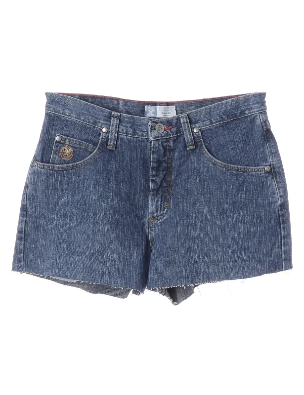 Label Molly Frayed Denim Shorts