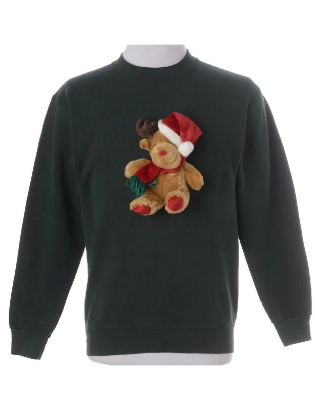 Label Novelty Christmas Sweatshirt