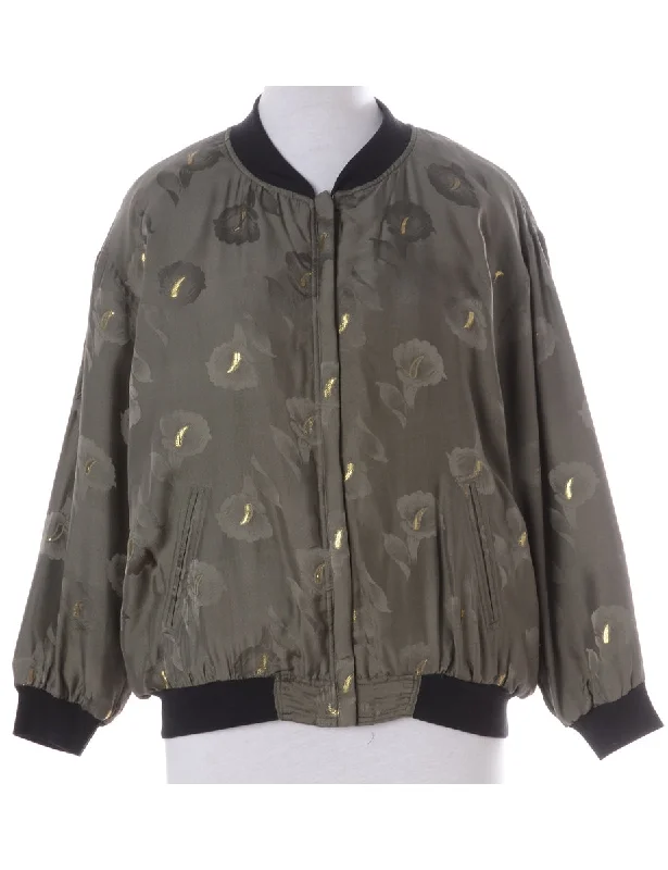 Label Kay Bomber Patterned Jacket