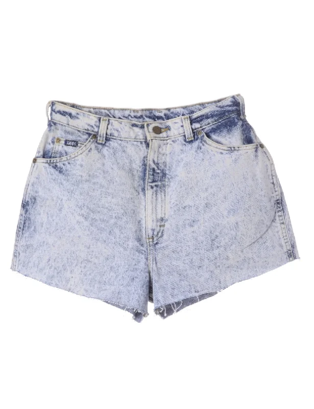 Label Molly Frayed Denim Shorts