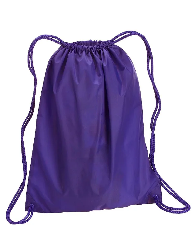 Liberty Bags Large Drawstring Backpack | Purple