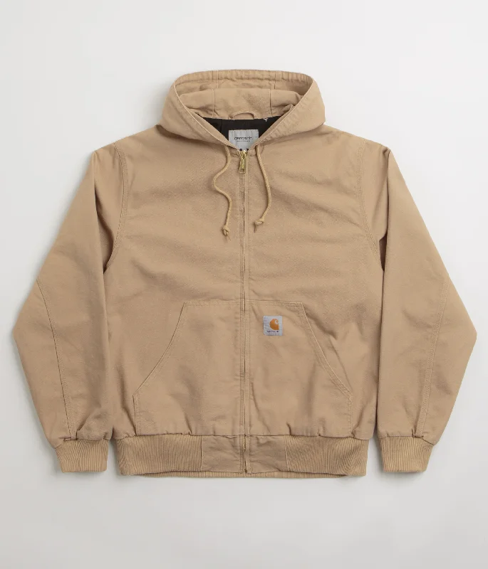 Carhartt OG Active Jacket - Dusty Hamilton Brown Rinsed