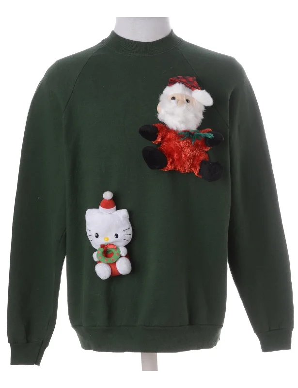 Label Novelty Christmas Sweatshirt