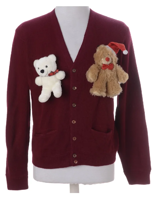 Label Novelty Christmas Cardigan