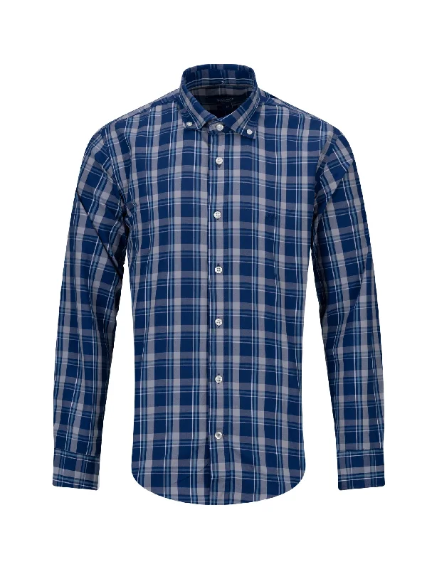 Slim fit checked shirt