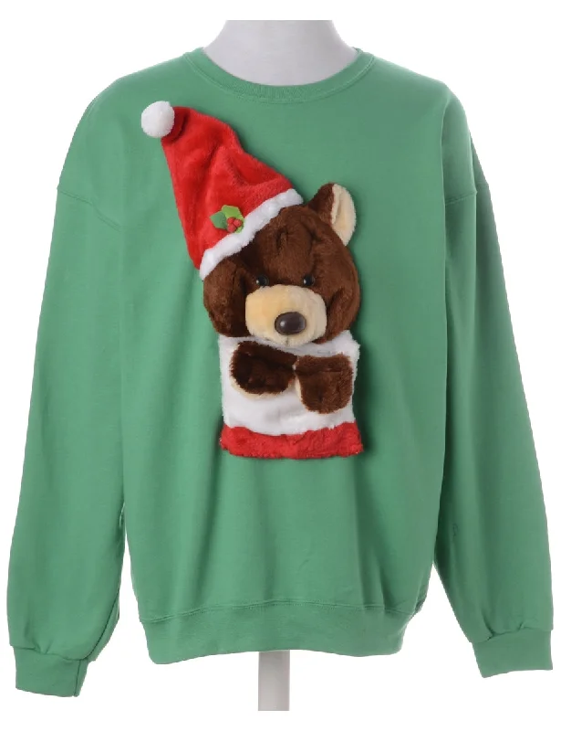 Label Novelty Christmas Sweatshirt