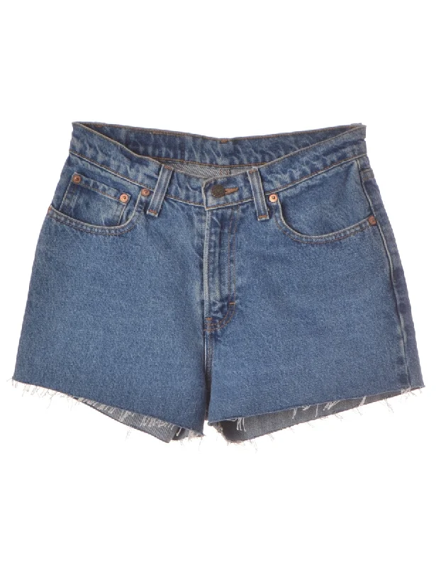 Label Molly Frayed denim shorts