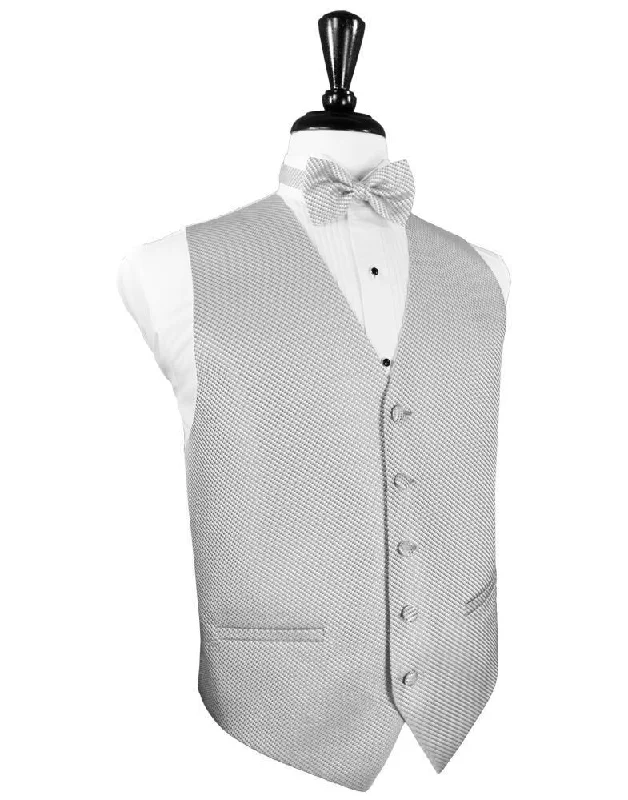 Silver Venetian Tuxedo Vest