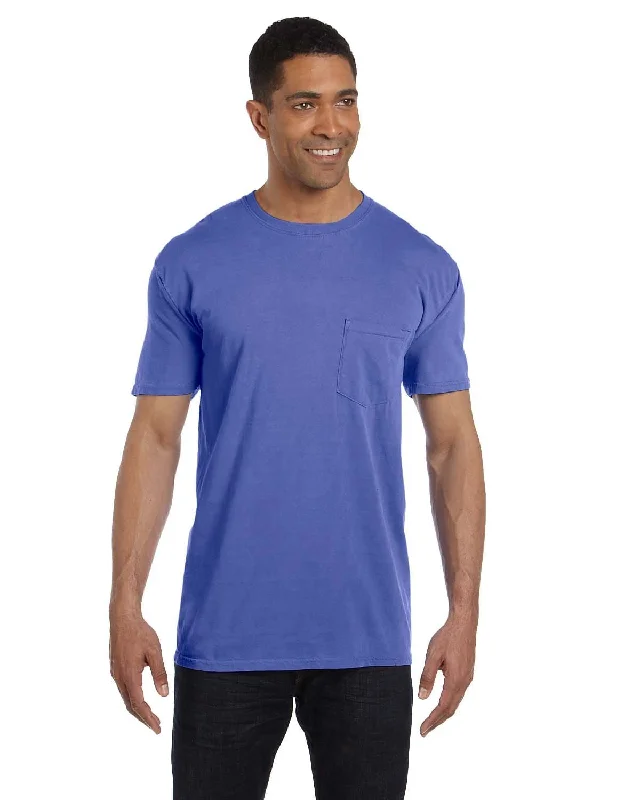 Comfort Colors Garment-Dyed Pocket T-Shirt | Periwinkle