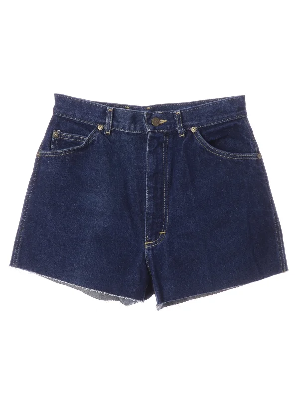 Label Molly Frayed Denim Shorts