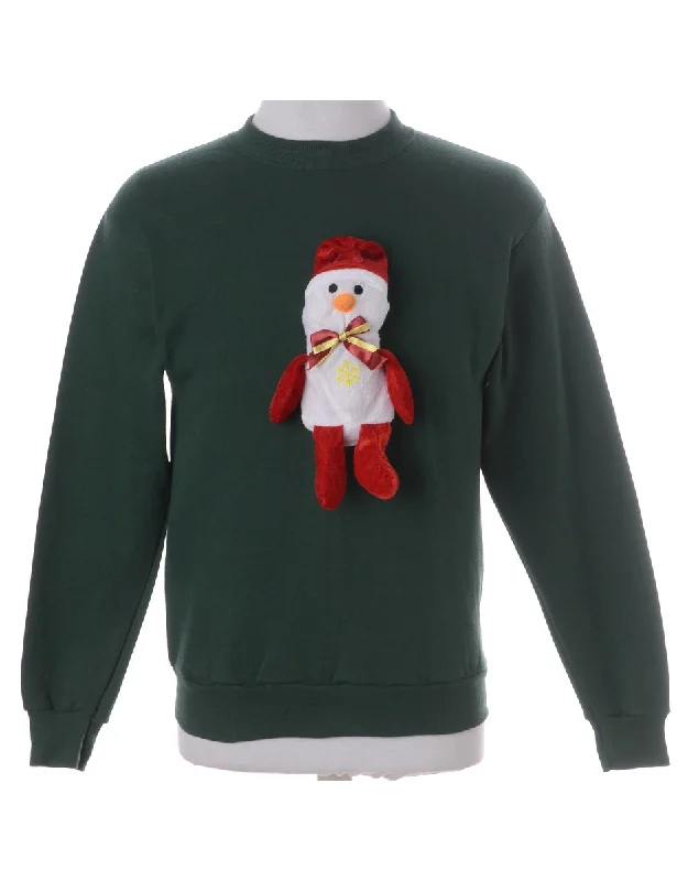 Label Novelty Christmas Sweatshirt