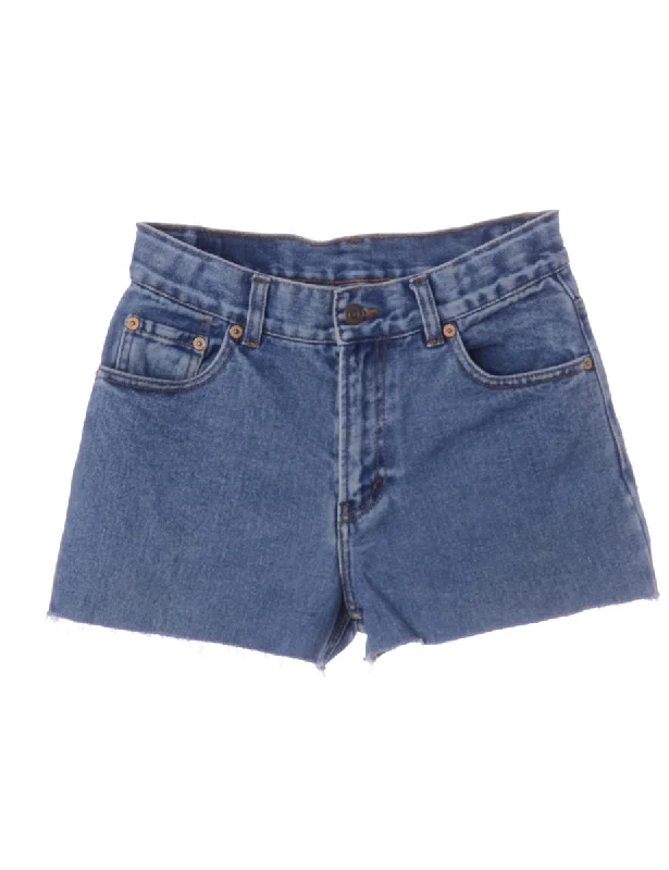 Label Molly Frayed Denim Shorts