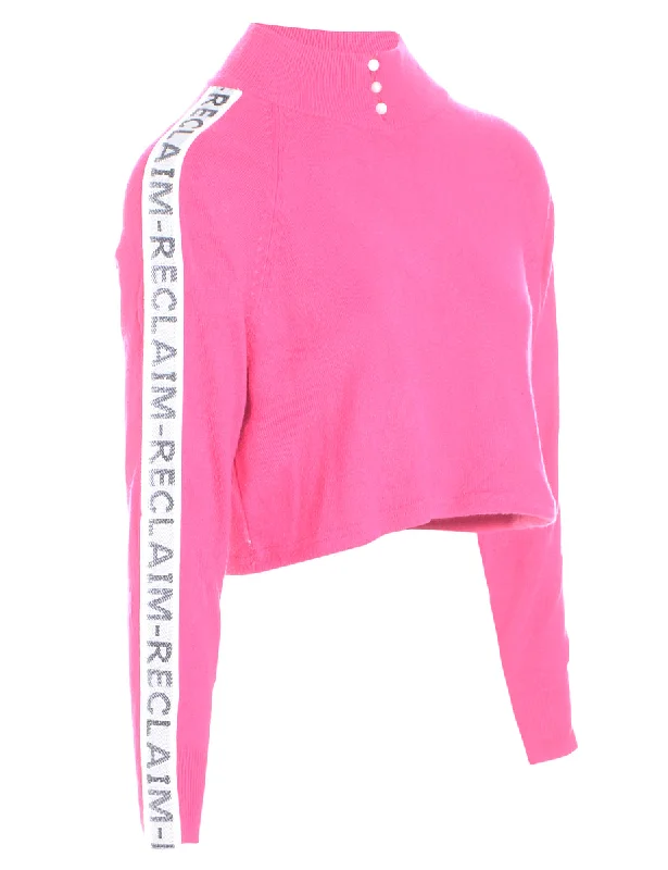 Label Long Sleeved Kira Cropped Tape Knit