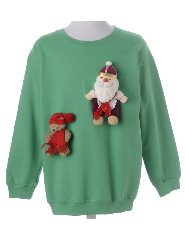 Label Novelty Christmas Sweatshirt