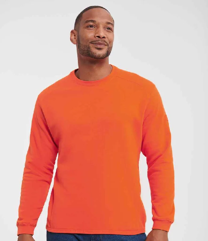 Russell Heavyweight Sweatshirt | Orange