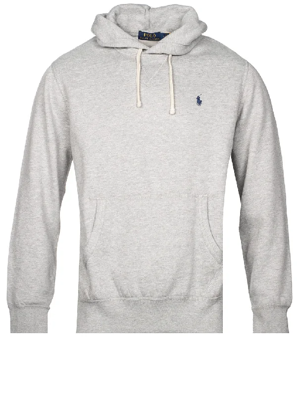 Fleece-Hoodie Grau Heather