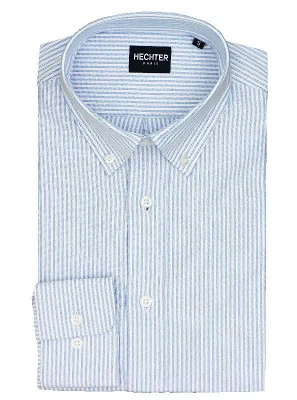 Daniel Hechter Oxford Button Down Shirt Blue