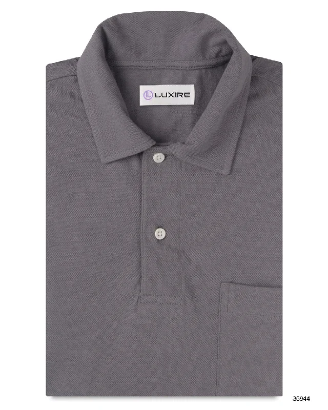 Flint Grey Polo T-shirt