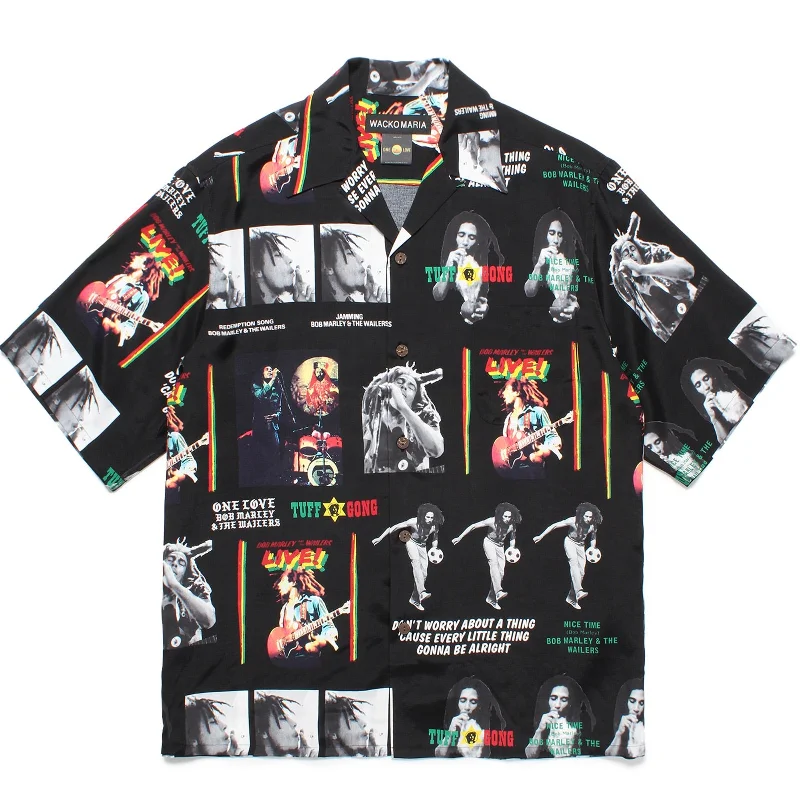 BOB MARLEY / HAWAIIAN SHIRT S/S ( TYPE-1 )