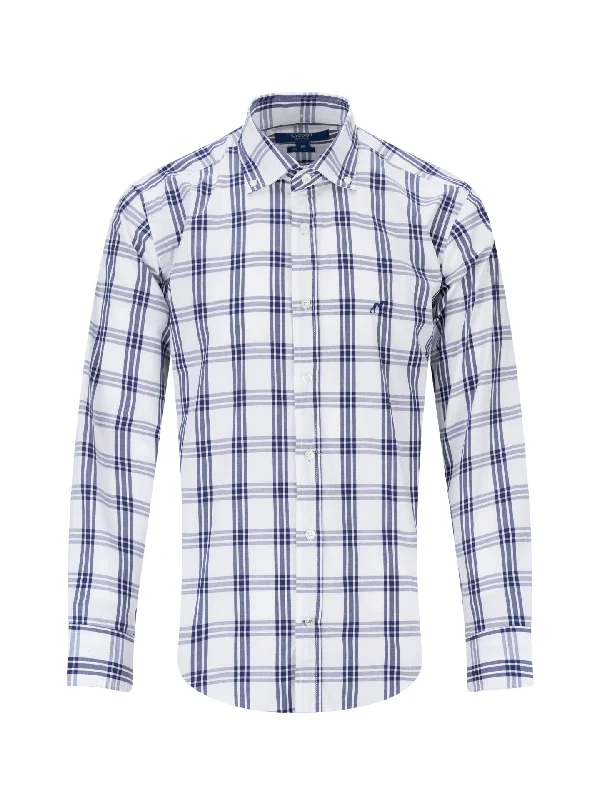 Slim fit checked shirt